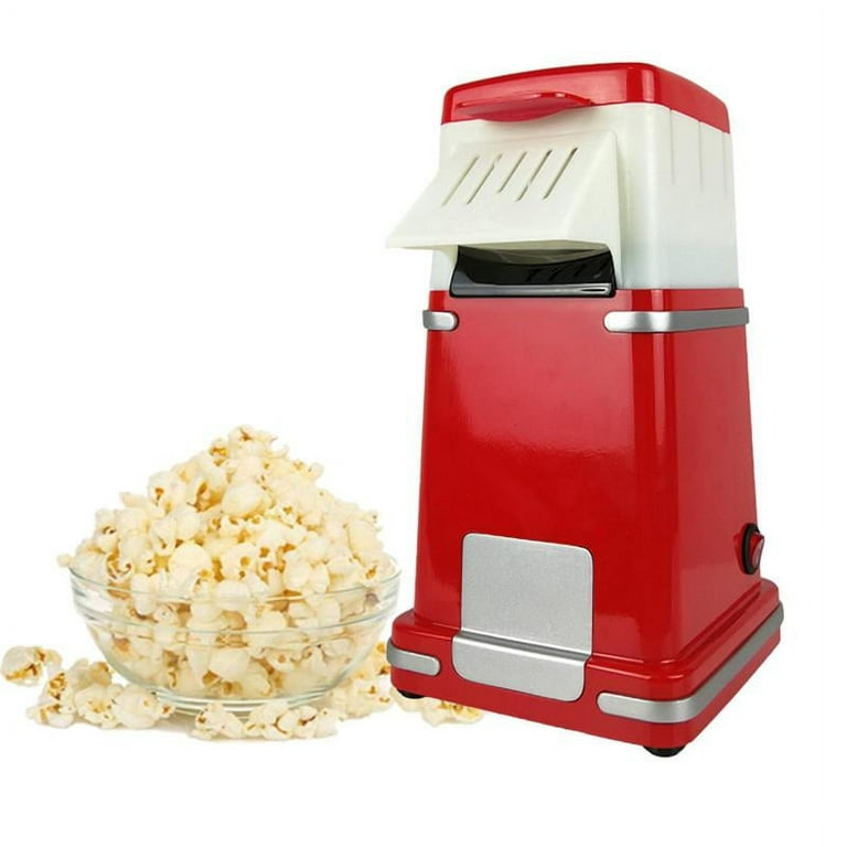 Small Popcorn Maker Efficient Household DIY Hot-Air Popcorn Popper for Dorm Camping, Size: 10x11.5x26cm, Red