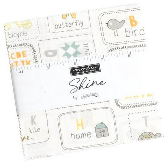 Shine Charm Pack by Sweetwater; 42 - 5" Precut Fabric Quilt Squares