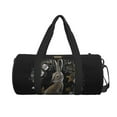 thumbnail image 2 of XMXT Gym Bag for Women, Cute Christmas Bunny Large Capacity Gym Duffle Bag, Multicolor, 2 of 8