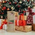 thumbnail image 4 of Holiday Time Christmas Wine Gift Bag With Tree and Car Design, 4 of 4