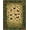 Brown Green, Pattern 18, variant on ODIKA 8'x10' Washable Area Rug Jungle Insect Eclectic Scatter Motif Patterned Motifs Border for Living Room, Under Sectional, Family , Durable, Non-Slip