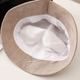 thumbnail image 5 of CoCopeaunts Women Bucket Hat Button Summer Thin Breathable Basin Hat Outdoor Sports Travel Beach Fishermen Hat Irregulars Brim, 5 of 8