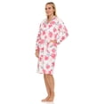 thumbnail image 2 of Lati Fashion Women Long Sleeve Flannel Soft Nightgown & Sleepshirts, Regular and Plus Size, 2 of 4