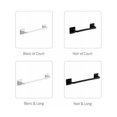 thumbnail image 4 of No Drill Wall Mount for Towels, Dishcloths, Lid Holder, Towel Rack, Bath Towel Rack, White, Short 24.5cm, 4 of 5