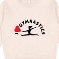 thumbnail image 3 of Inktastic I Love Gymnastics Toddler Sweatshirt, 3 of 4