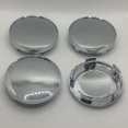thumbnail image 4 of 4Pcs/Set 58mm Car Wheel Center Caps Car Rim Hubcap Cover Black Silver ABS Hubcap Dust-proof Covers Car Modification Accessories Black, 4 of 6