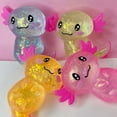 thumbnail image 3 of Penkiiy Squishy Stress Glitter Axolotl Juguete para Niños Adultos, Bolas de Azúcar-Jarabe de Melaza Espeso Glue/Gel Bola de Estiramiento-Ultra Squishy y, 3 of 5