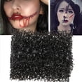 thumbnail image 4 of Esponja de maquillaje Fugacal 3 Piezas Stipple para Halloween Efecto especial Cicatriz de sangre, 4 of 6