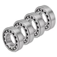 thumbnail image 4 of 4PCS Ball Bearing Kit High Speed Rotating Low Noise Self Aligning Double Row Metal Bearings1206, 4 of 14