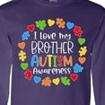 thumbnail image 4 of Inktastic I Love My Brother Autism Awareness Long Sleeve T-Shirt, 4 of 5