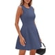 thumbnail image 4 of Vestido PRETTYGARDEN Línea A sin mangas azul polvo XXL, 4 of 8