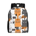 thumbnail image 1 of Fotbe Funny Cats Mochila de Viaje para Laptop, Mochila Ejecutiva Delgada y Resistente 15.6", 1 of 8