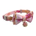 thumbnail image 1 of CSChome Collier pour Animaux de Compagnie Collier Imprimé Fleuri Nœud Papillon pour Chien avec Cloche Fournitures pour Animaux de Compagnie Collier pour Chien, 1 of 7