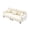 White, variant on Handmade Couch Dollhouses Single Sofa Set Flocking Loveseat Seater For Realistic Bedroom Scenes