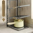 thumbnail image 6 of sruoe Cabinet Organizer, Kitchen Storage Rack, Kitchen Counter Shelves Clearance, Cabinet Countertop Shelves, Portable Small Free Standing Storage Rack Shelving, 6 of 7