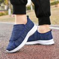 thumbnail image 3 of LASUDRAA Diabetic Adjustable Womens Shoes Lightweight Hook & Loop Sneakers for Swollen feet Blue Size 8.0, 3 of 8