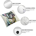 thumbnail image 4 of BANET  Cute Pet Frenchie Baby Dog Throw Pillow Covers  Sofa Decorative Cushion Cases for Home Decor 22x22in, 4 of 5