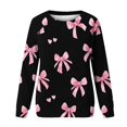 thumbnail image 5 of Long Sleeve Blouse for Womens Crewneck Cute Printed Tees Shirt Casual Plus Size Pullover Tops 2026 Spring Outfits, 5 of 5