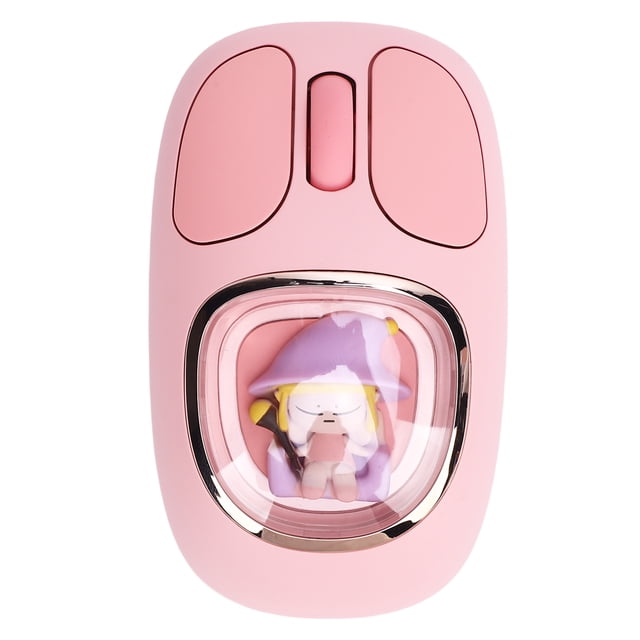 Mouse, 2.4G Rechargeable Silent Mouse with RGB Backlit, Cute Portable Computer Mice for PC, Laptop, Computer