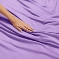 thumbnail image 4 of Nestl Twin Sheets Sets, 3 Piece Instantly Soft, Deep Pocket Twin Bedding, Soft Microfiber Kids Bedding Set, Lilac, 4 of 9