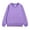 Purple, variant on Ulanda Kids Boys Girls Crewneck Sweatshirts Cotton Casual Solid T-Shirt Pullover Tops Long Sleeve Sport Jumper (Purple, 6-7 Years)
