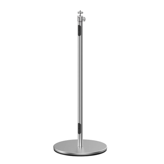 Yinzam Heavy Duty Universal Projector Floor Stand with 1/4 inch Gimbal 20lbs Loading Ability Aluminium Alloy 360 Rotate Projector Bracket