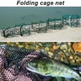 thumbnail image 4 of sunsanly Foldable Fishing Bait Trap 6/8/10/12/16 Holes Heavy Duty Fine Mesh Portable Collapsible Shrimp Minnow Crawfish Catcher Trap Cast Trap Net Dip Cage, 4 of 8
