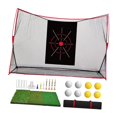 thumbnail image 2 of Golf Practice Net Entrenamiento de golf de golf Neta Portable Fácil Configuración Backstop Golf Bolsa de bolas de golf para el jardín del jardín con tela objetivo, 2 of 8