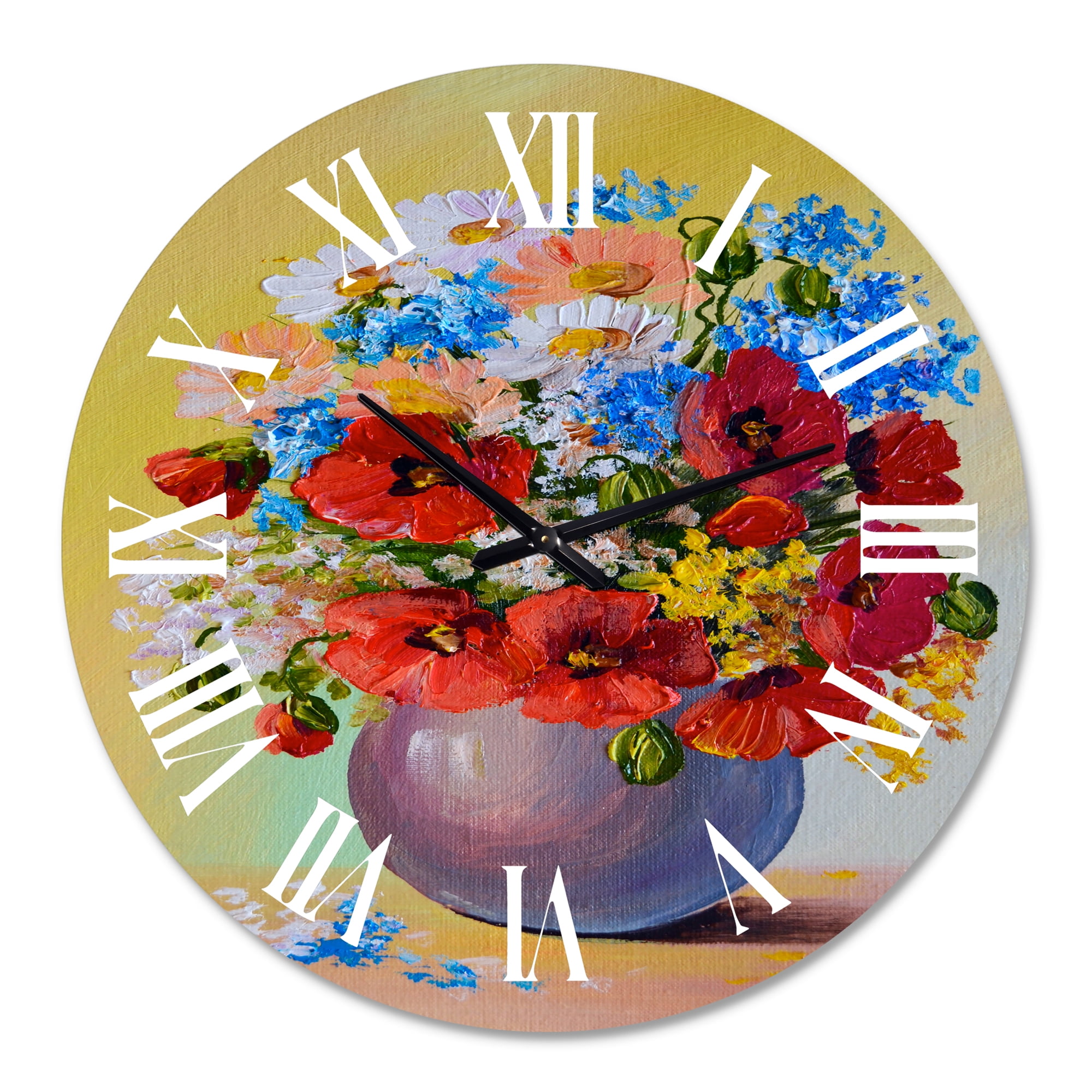 Designart 1 in Quartz Traditional Wall Clock