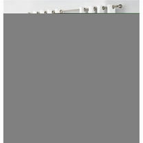 Saro Lifestyle C120.W5284 52 x 84 in. Blackout Window Curtains, White - Set of 2