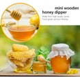 thumbnail image 3 of Kiibsot 25Pcs/50Pcs Honey Dipper Sticks - Wooden Honey Dipper, 3 Inch Mini Honeycomb Stick, Honey Stirrer Stick for Honey Jar Dispense Drizzle Honey and Wedding Party Present, 3 of 6