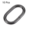 thumbnail image 3 of Unique Bargains Black Oval Buckles Iron Electroplating (10 Pack), 3 of 4