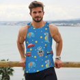 thumbnail image 6 of Salouo Cartoon Animals 1 for Men's Tank Tops,Sleeveless Muscle Shirts for Men Quick Dry Workout Tank Top Gym Muscle Tee Fitness Bodybuilding Sleeveless T Shirt-4X-Large, 6 of 7