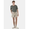 thumbnail image 4 of No Boundaries Men's & Big Men's Cotton Twill 6" Shorts, Sizes XS-5XL, 4 of 5
