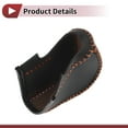 thumbnail image 4 of Cubierta de pomo de cambio de marcha antideslizante Unique Bargains para Acura ZDX 2010-2012, protector de manija de cambio de coche, cuero sintético negro y marrón, 4 of 6