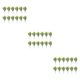 thumbnail image 5 of Monstrate 12 paquetes/lote de flores artificiales exquisitas hechas a mano no tóxicas y de bajo mantenimiento para madres amarillo no tóxico Type1 NO1, 5 of 6