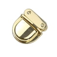 thumbnail image 2 of Youkk 38MM Buckle Sturdy Metal Small Portable Buckles Tool Wear Resistance Turn Lock Bag Purse Decoration Closure Golden, 2 of 8