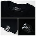 thumbnail image 4 of Unisex Summer 3D Embroidered T Shirt Good Logo Colorful Plant Embroidery Moisture Wicking Daily Wear, Black, M, 4 of 8