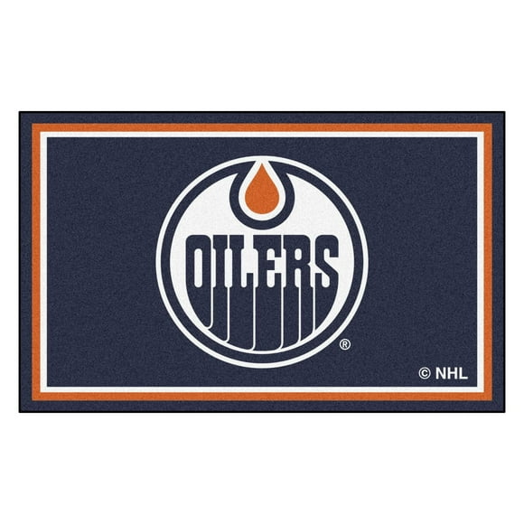 NHL-Edmonton Oilers 4x6 Rug