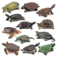thumbnail image 1 of Simulation Ocean Reptile Animal Sea Turtle Series Miniature Model Action Figures Figurine Collection Cognition Creativity ToysT15487 He Qiyong unisex, 1 of 1
