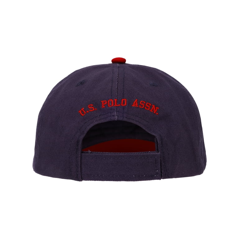 U.S. Polo Assn. Boys' Double Horseman Cotton Twill Hat photo 3