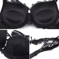 thumbnail image 5 of Women's Lace Push-up Bra Underwire Full Coverage Support Bra, 5 of 6
