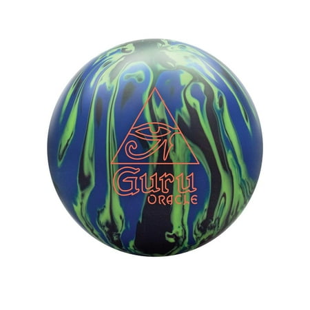 Radical PRE-DRILLED Guru Oracle Bowling Ball - Black/Yellow/Blue(This item includes a free Bowlerstore Rubber Shammy- Colors will vary for the shammy) 16lbs