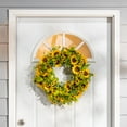 thumbnail image 2 of 22 Inch Bright and Cheerful Sunflower Wreath, 2 of 2