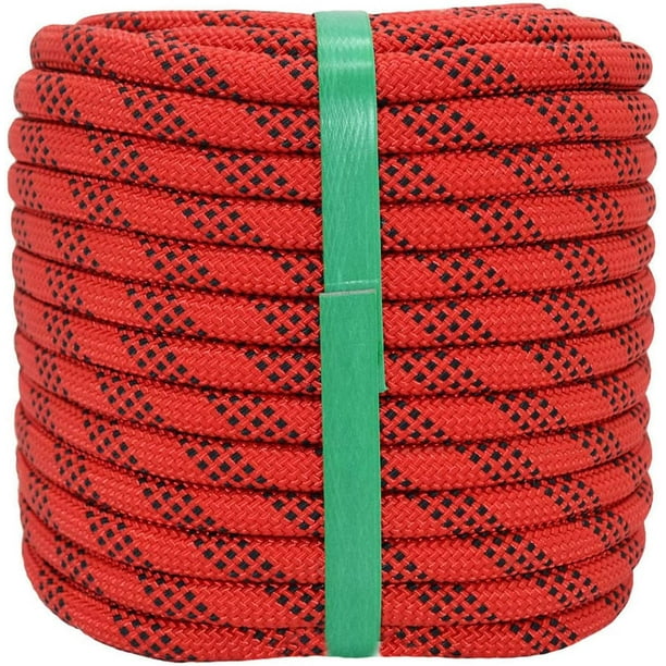 Cuerda de poliéster trenzado doble (20 mm x 10 m/30 m). Cuerda resistente para arboristas, ideal para columpios, trabajos de tiro y navegación.