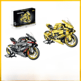 thumbnail image 2 of Serie de motocicletas, rompecabezas para niños, ensamblaje de bloques de construcción de partículas pequeñas, 2 of 3