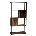 thumbnail image 1 of Estantería Multifuncional con Compartimentos y Puerta | Librero Organizador con Estructura Metálica | Estilo Industrial, 1 of 8