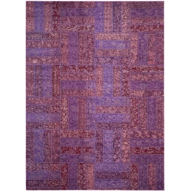 SAFAVIEH Monaco Dermot Geometric Area Rug, Purple/Multi, 8' x 11'