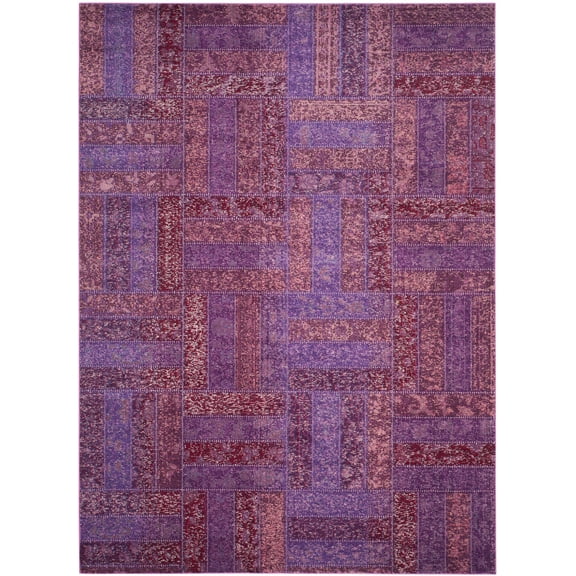 SAFAVIEH Monaco Dermot Geometric Area Rug, Purple/Multi, 8' x 11'