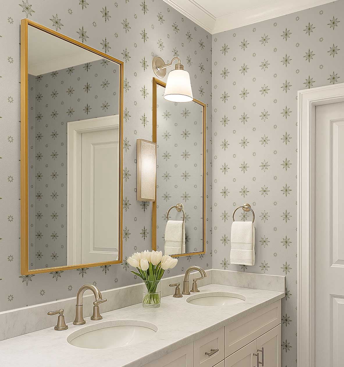 S4sassy Removable Vintage Style Waterproof Wall Wrap, Finish Mosaic Tile Wallcover, Compass Starburst Pattern Contact Paper for Backsplash, Self Adhesive Vinyl Wallpaper Roll- Beige- 25"x360"